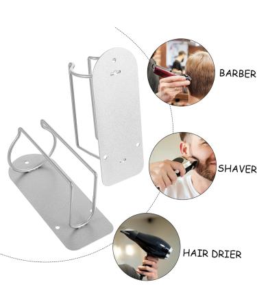 NOLITOY Stainless Steel Clipper Stand | Barber Clipper Holder & Tray | Desktop Organizer for Electric Clippers & Tools - Buy Online on SooperMarket.com
