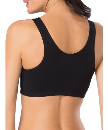 Fruit of the Loom Women's Tank Style Sports Bra Value Pack - Black/White/Heather Grey - 4-Pack - Size 42 - Buy Online on SooperMarket.com