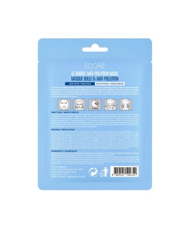 Shop Soo Ae O2 Bubble Anti-Pollution Face Mask 12 Count - Oxygenating Deep Detox & Purifying Korean Skincare for Flawless Skin - Buy Online on SooperMarket.com