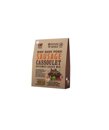 Gordon Rhodes' Bish Bash Posh Sausage Casserole Recipe Sauce Mix with Sweet red Paprika and Herbs. Easy to Prepare - Gluten-Free & Suitable for Vegetarians (1x 75gm) Slow Cook Sausage Casserole Sauce Mix