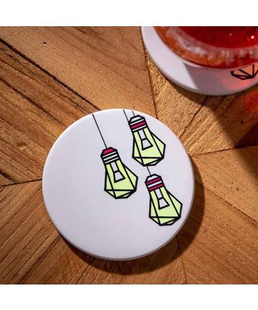 Cricut Coaster Blanks - Ceramic Infusible Ink - White Circle - Buy Online on SooperMarket.com