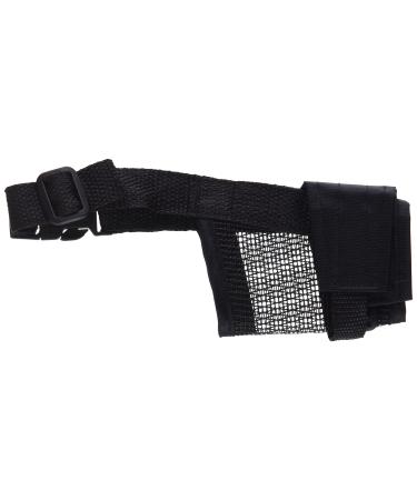 Trixie 19261 muzzle with mesh insert polyester S black black 1 piece (1 pack)