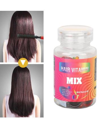 Dioche 30pcs Hair Care Essential Oil Capsule | Moisturizing, Repair & Maintenance | 7 Colors Mixed Hair Oil Serum Capsule for Women and Men - Buy Online on SooperMarket.com