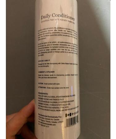 Celine Claire Master Keratin Daily Conditioner - Moisturizing Sulfate-Free Anti-Frizz | Hydrating Care for All Hair Types | International Shipping Available - Buy Online on SooperMarket.com