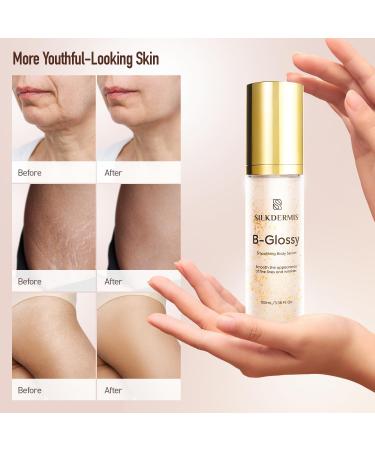 SILKDERMIS B Glossy Smoothing Body Serum for Silky Smooth Skin B Glossy Body Serum for Fine Lines and Wrinkles 100ML / 3.38Fl Oz - Buy Online on SooperMarket.com
