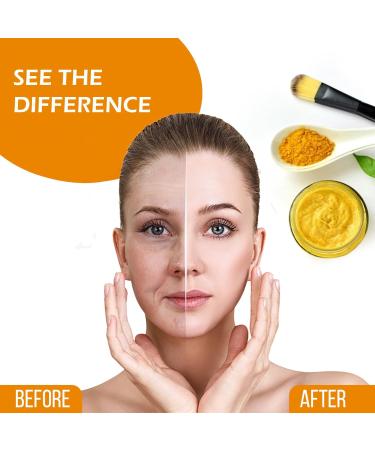 Turmeric Body Scrub - All-Natural Skin Brightening Exfoliator for Face & Body - Boost Circulation & Improve Discoloration - Buy Online on SooperMarket.com