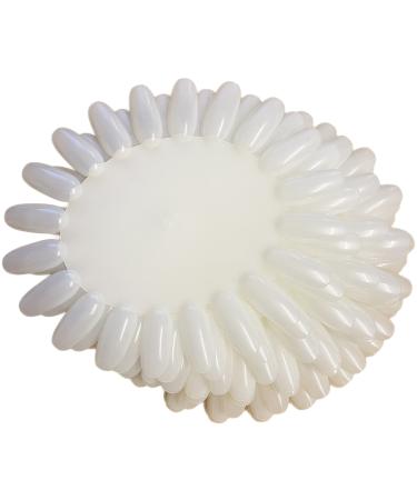 Practice Nail Tips 200 Practice Nails for Nail Art Nail Wheel Practice Nail Tips Nail Swatch Ring Plastic Nail Swatches and Nail Art Display Discs x 10