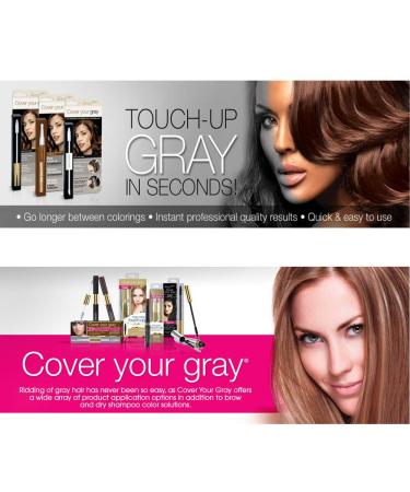 Cover Your Gray Color Comb - Dark Brown | Easy Gray Hair Coverage | International Shipping - Buy Online on SooperMarket.com