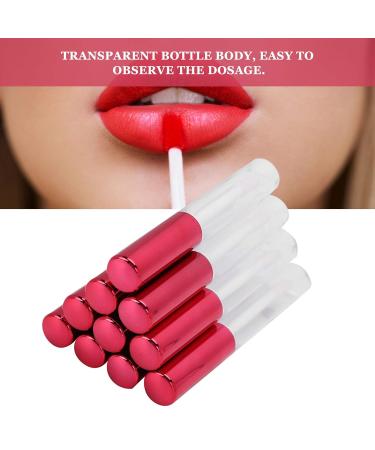 10PCS Refillable Lip Gloss Bottles - 5ml Leak-Proof Makeup Containers for Travel - Buy Online on SooperMarket.com