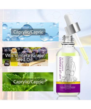 Natural Hip Lift Up Essential Oil for Women - Butt Firming & Cellulite Removal - 1 Fl Oz - Buy Online on SooperMarket.com