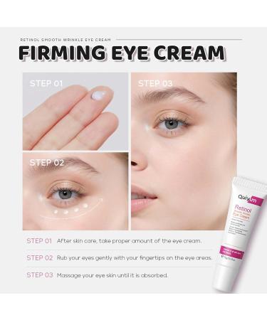 Retinol Eye Cream Dark Circle Eye Cream For Puffy Eyes Caffeine Eye Cream Anti Aging Eye Bags Remover And Anti Wrinkle Brightening Eye Cream Fine Lines Reduction Eye Contour Firming Eye Cream. - Buy Online on SooperMarket.com