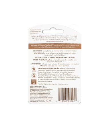 Palmer's Coconut Oil Lip Balm - 48 Hr Moisture | 0.15 oz | Buy Internationally - Buy Online on SooperMarket.com