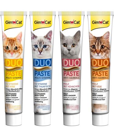 GimCat Duo Paste Anti-Hairball Malt & Chicken - 50g Cat Snack for Hairball Control | Shop Internationally - Buy Online on SooperMarket.com