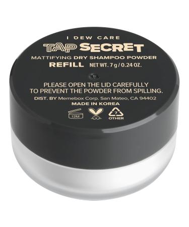 I DEW CARE Dry Shampoo Powder Refill | Non-Aerosol Benzene-Free Travel Size | Mattifying Root Boost with Black Ginseng | No White Cast for Teens Women and Men - Buy Online on SooperMarket.com