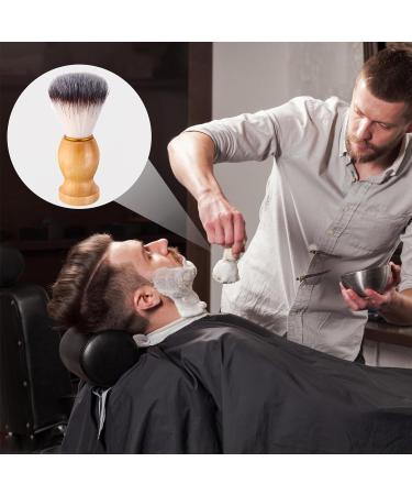Qtynudy Men's Handmade Shaving Brush Set - Wooden Handle 7 Pack Premium Salon Tool for Perfect Shaves - Buy Online on SooperMarket.com