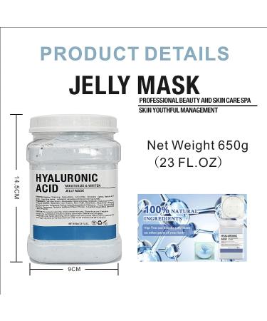 Hydrating Jelly Mask Powder | Professional Peel Off Hydrojelly Mask | Moisturizing & Brightening Formula for Wrinkles & Acne | 23 Fl Oz - Buy Online on SooperMarket.com