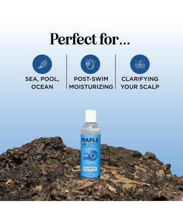 After Swim Shampoo for Kids & Adults - Chlorine Removal Clarifying Shampoo with Tea Tree & Rosemary - Gentle Swim Shampoo for Swimmers - Buy Online on SooperMarket.com