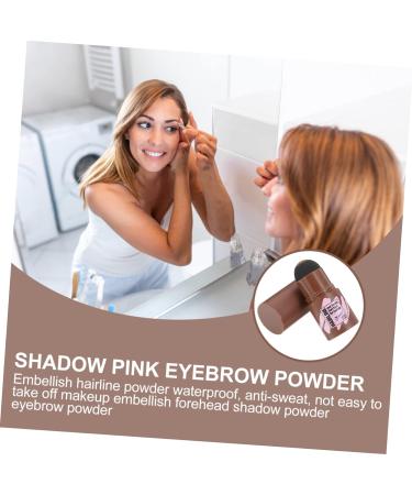 MAGICLULU 1pc Hairline Eyebrow Powder One Step Brow Powder Stamp Buildable Eyebrow Makeup Up Hair Shadow Eyebrow Powder Stamp Makeup Concealer Hairline Embellishment Repair Plastic Product 1 count (Pack of 1) As Shown - Buy Online on SooperMarket.com