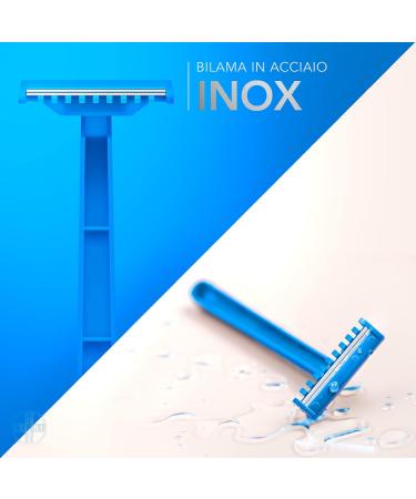AIESI Disposable Razors - 2 Blades Non-Sterile (Pack of 100) | Ideal for Travel & Personal Care International Shipping Available - Buy Online on SooperMarket.com