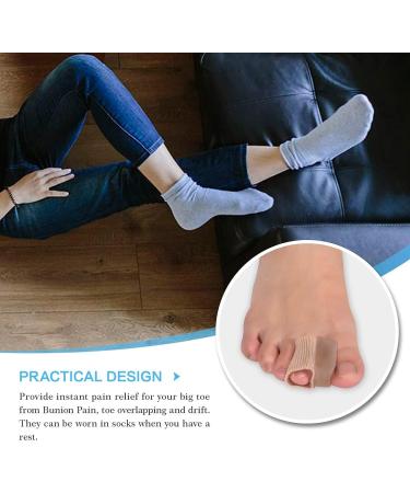 Big Toe Separator & Sleeves Set for Bunions - Single Loop Spacers for Overlapping Toe Correction - Buy Online on SooperMarket.com