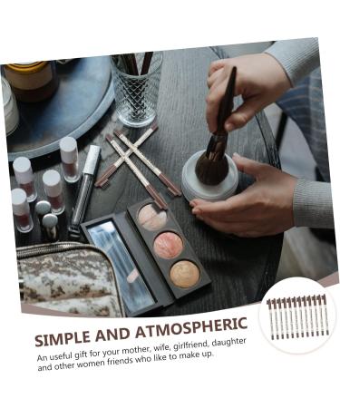 Mikinona 12pcs Eyebrow Pencil with Brush Eyebrow Pen Easy Coloring Brow Pencil Cosmetic Pencils Wood - Buy Online on SooperMarket.com