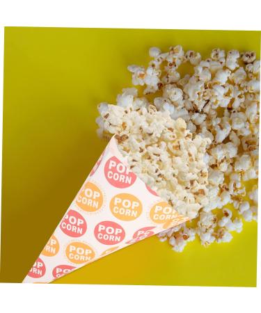 Didiseaon 200 Pcs Popcorn Bag Clear Goody Bag Kids Cone Bags Piping Bags Kids Snack Bag Halloween Treat Bags for Candy Mini Popcorn Boxes Halloween Cone Bags Child Waffles Paper Glass - Buy Online on SooperMarket.com