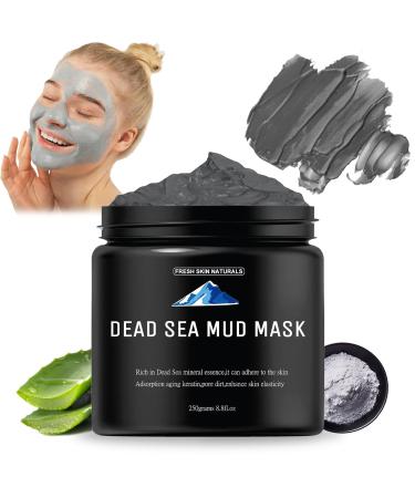 Dead Sea Mud Mask Clay Mask with Aloe Vera Spa Quality Natural Facial Mask Deep Pore Reducer for Face and Body Acne Blackheads Blemish Oily Skin Wrinkles Vegan Cruelty-Free Cosmetic Mineral-Rich
