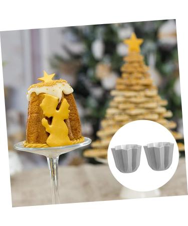 Alipis 2pcs Octagonal Cake Mold Roasting Pan Paper Cups Cupcake Mold Creative Baking Mold Muffin Candy 7.5x7.5x6.5cm Silver - Buy Online on SooperMarket.com