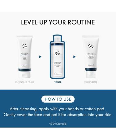 Dr.Ceuracle Pro Balance Biotics Toner - Hydrating 300ml with 6-Probiotics & Theanine for Dry Dull Combination Skin | International Shipping - Buy Online on SooperMarket.com
