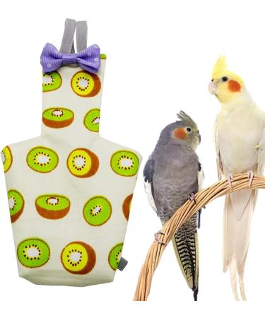 EsEico Reusable Parrots Nappy Pure Cotton Bird Washable Diapers Soft Parrot Nappy Multicoloured Printed Design Adjustable Cotton Fabric Pee Pads for Medium Parrots Cockatiels and Lovebirds. Kiwi - Buy Online on SooperMarket.com
