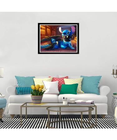 Palodio 5D Diamond Painting Kit - Cartoon Dinosaur Paint by Numbers - 12x16 inch Full Drill Round Rhinestone Craft Canvas for Home Wall Decor - Buy Online on SooperMarket.com