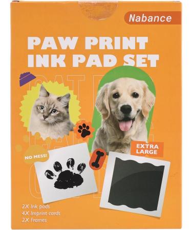 Nabance Baby & Pet Paw Print Kit - 4 Inkless Pads & 8 Imprint Cards - Pawprint Family Keepsake - Medium Size - Buy Online on SooperMarket.com