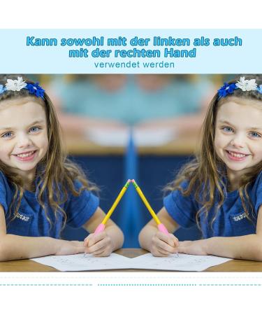 8-Piece Ergonomic Writing Aid Set for Kids | Pencil Grip & Holder for Improved Writing Skills - Buy Online on SooperMarket.com