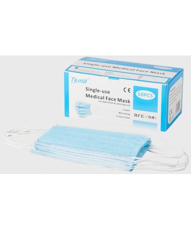 Tiangang Three-Layer Medical-Surgical Masks Type IIR | 98% BFE | 50 Pack - International Shipping - Buy Online on SooperMarket.com