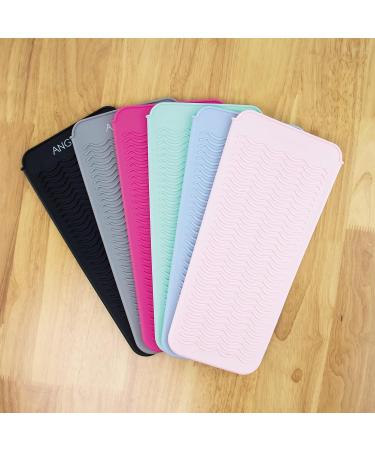 ANGENIL Professional Silicone Heat Resistant Mat Pouch - Portable Travel Mat for Hair Tools - Grey - Buy Online on SooperMarket.com