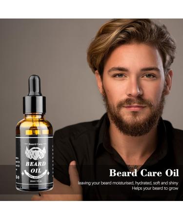 Buy MxTimwan 10-Part Beard Care Set for Men | Gift Set with Shampoo Oil Balm Comb Shears & Travel Bag - Buy Online on SooperMarket.com