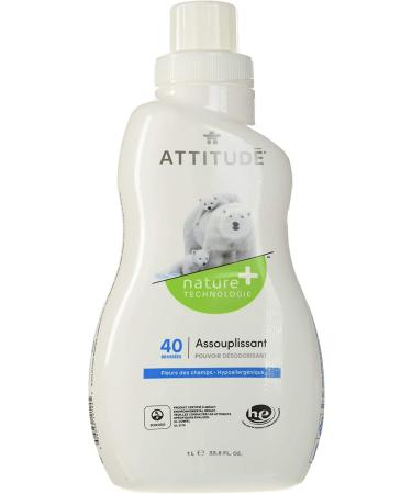 ATTITUDE Wildflowers Fabric Softener - 40 Loads, 33.8 fl oz | Eco-Friendly & Biodegradable - Buy Online on SooperMarket.com