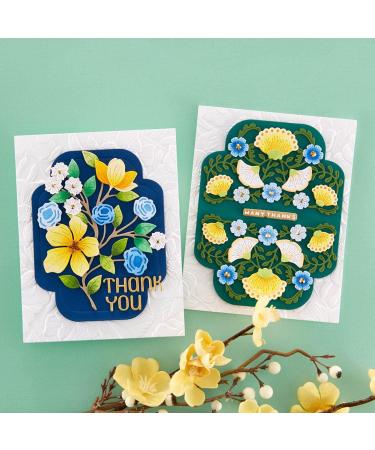 Spellbinders Four Petal Floral 3D Embossing Folder - Clear | Shop Now - Buy Online on SooperMarket.com