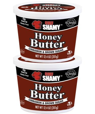 Chef Shamy Honey Butter, Cinnamon Brown Sugar (Pack of 2)