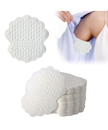 50 Pcs Underarm Sweat Pads Large Self Adhesive Armpit Sweet Pads Shields Pads Disposable Sweat Absorbing Pads Perspiration Pads Sweat Patches Sweet Block for Women Men Underarm