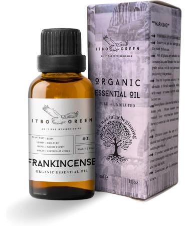 100% Organic Frankincense Essential Oil | Pure & Natural | 30ml - 1oz | Aromatherapy | Unblended | Best for Spiritual Balance - Buy Online on SooperMarket.com