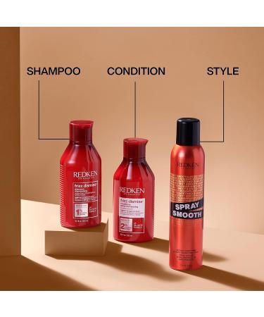 Redken Frizz Dismiss Shampoo 10.1 Fl Oz | Weightless, Sulfate-Free Anti-Frizz for Smoother Hair - Buy Online on SooperMarket.com