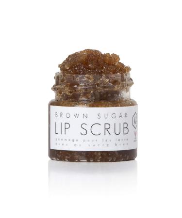 Natural Lip Exfoliator Scrub | Organic Coconut Oil Brown Sugar & Honey for Soft Moisturized Lips | Gentle Repair for Chapped Skin - Buy Online on SooperMarket.com