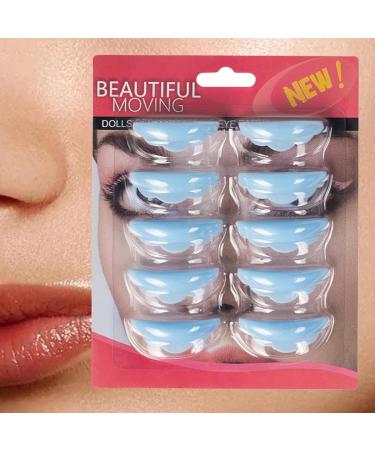DASHIELL Silicone Eyelash Lift Pad 5 Pairs Lash Lifting Eye Pads - Reusable Silicone Eyelash Pad Lash Lift Supplies Lower Pads for Men Skin-Friendly - Buy Online on SooperMarket.com