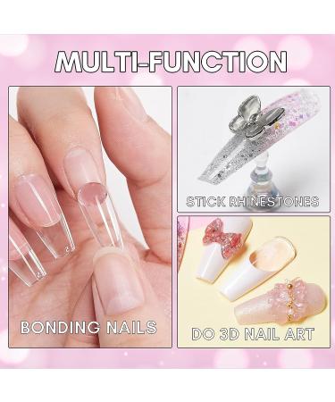 15ML Makartt Solid Nail Glue Gel for Soft Gel Tips | Strong Builder Gel for Press On, Acrylic, Fake Nails | UV Light Cured | Nail Strengthening and Art DIY - Buy Online on SooperMarket.com
