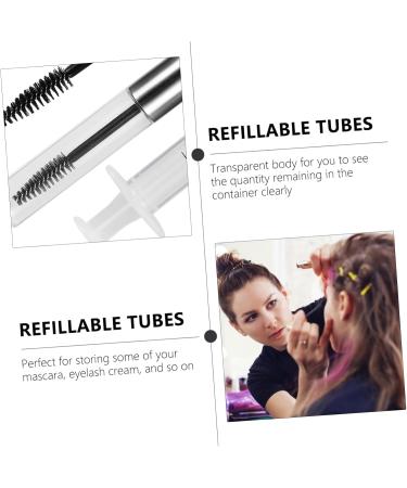 Mikinona 12pcs Mascara Tube Portable Eyelash Lashes Extension Kit Lash Kits DIY Mascara Bottle Clear Plastic - Buy Online on SooperMarket.com
