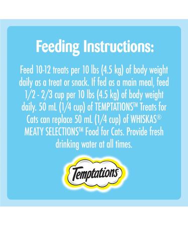 TEMPTATIONS Adult Cat Treats Tempting Tuna Flavour 180g (10 Pack) 180 g (Pack of 10) Tuna - Buy Online on SooperMarket.com