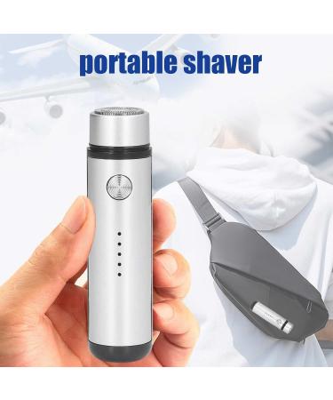 Mini USB Shaver Hypoallergenic Electric Shaver for Men (Silver) - Buy Online on SooperMarket.com