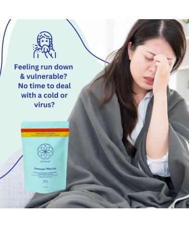 100% Vegan Immune Booster Supplement NIYAMA Immune Warrior | With Clinically Studied Beta Glucans Zinc Buffered Vitamin C | Strengthening Immune System Booster Powder | Orange Pineapple Flavour (30 Servings) - Buy Online on SooperMarket.com