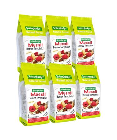 Seitenbacher Muesli #2 Berries Temptation, 16 Ounce (6-Pack)